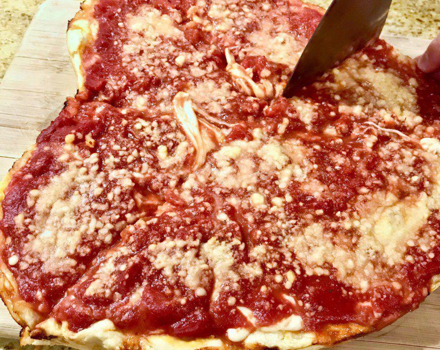 Classic Chicago Deep Dish Pizza
