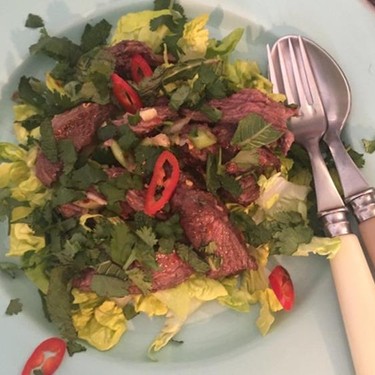 Spicy Steak Salad / Yum Neua Recipe | SideChef