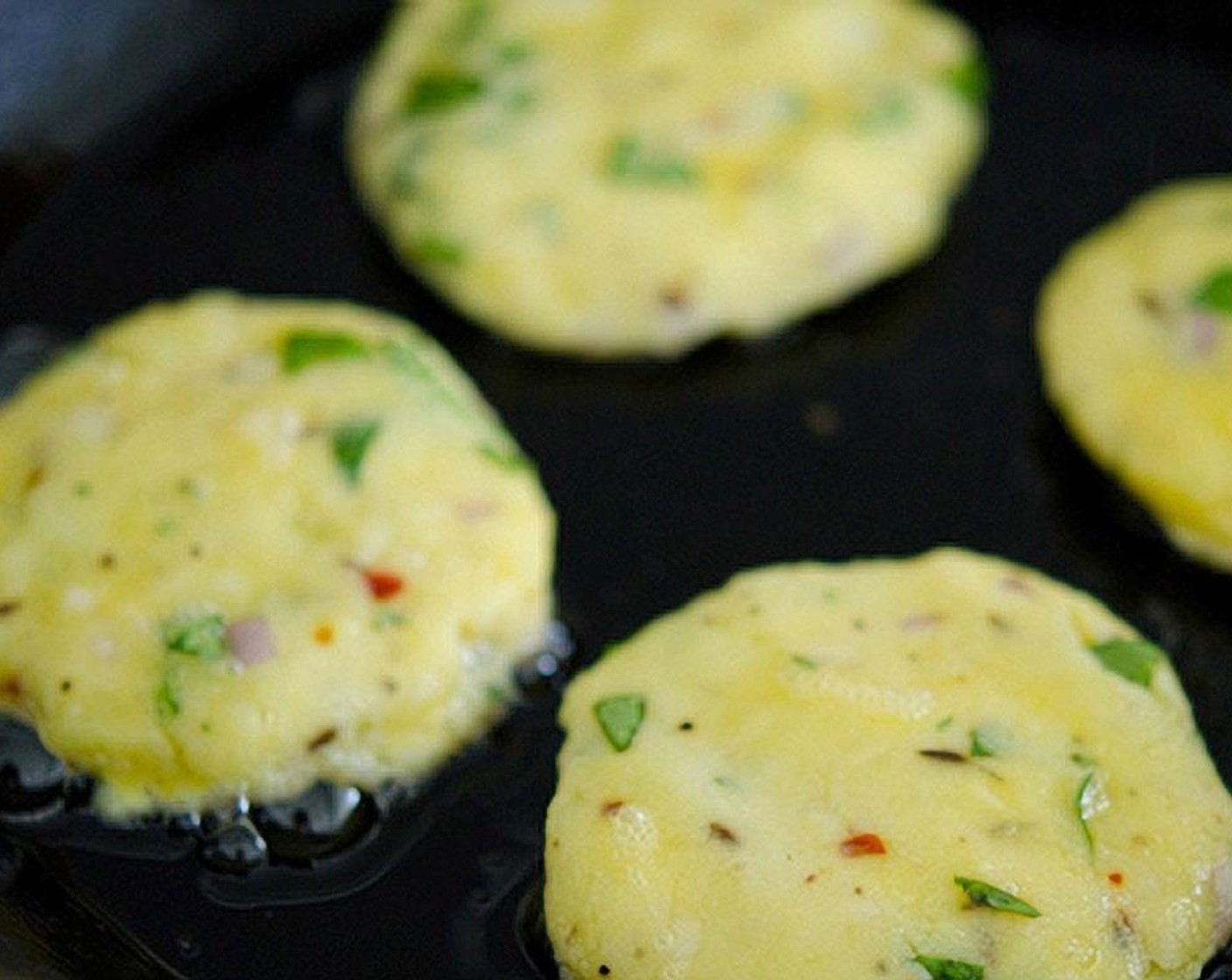 step 9 Fry them over medium-low heat until golden brown on both sides, about 3 minutes on each side.