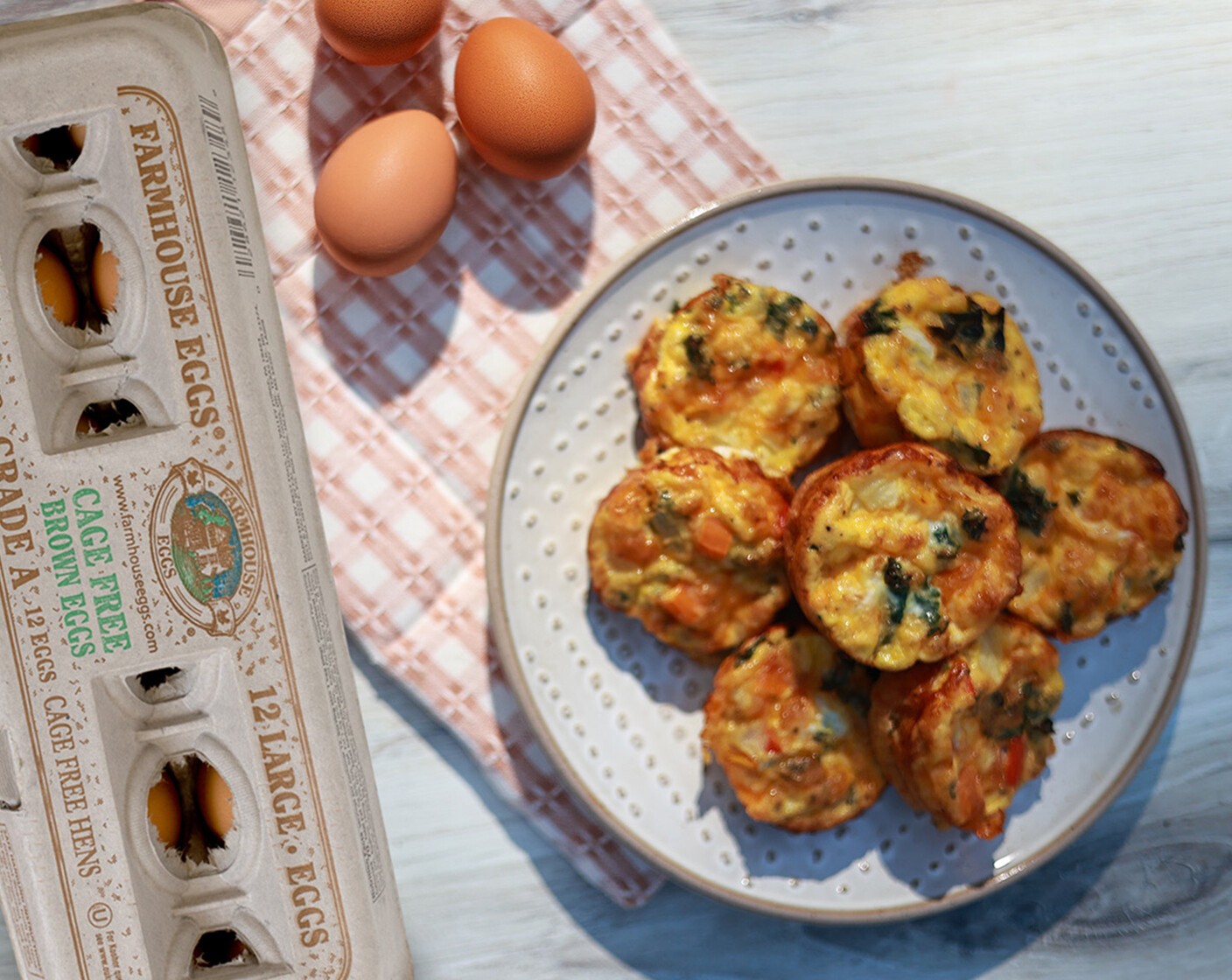 step 6 Allow the egg muffins to cool for a few minutes before removing them from the pan.