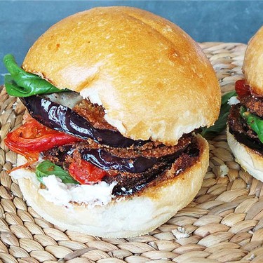 Deconstructed Eggplant Parmesan Sliders Recipe | SideChef