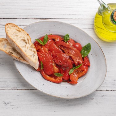 Mediterranean Style Roasted Red Peppers Recipe | SideChef