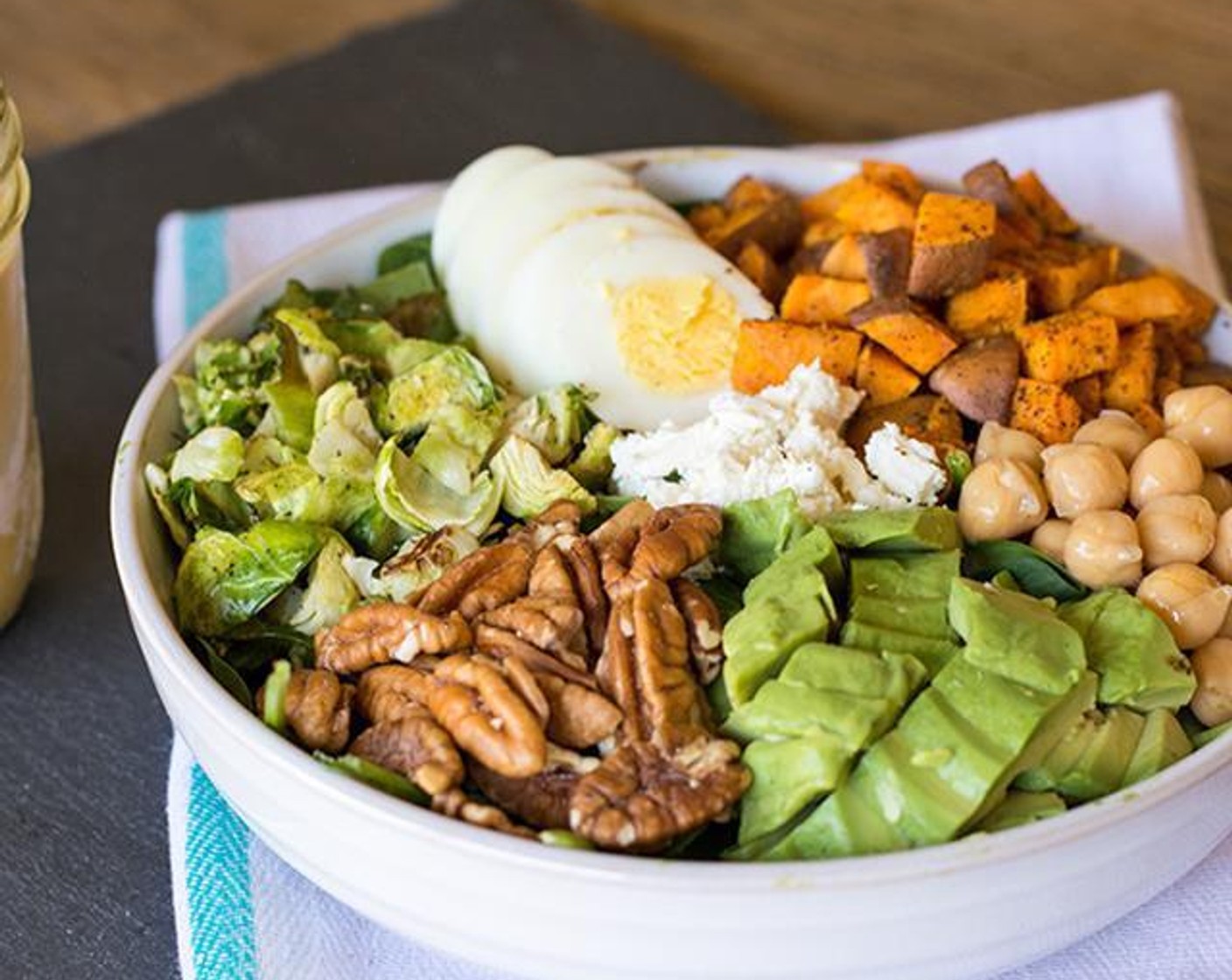 Green Powerhouse Salad with Roasted Vegetables