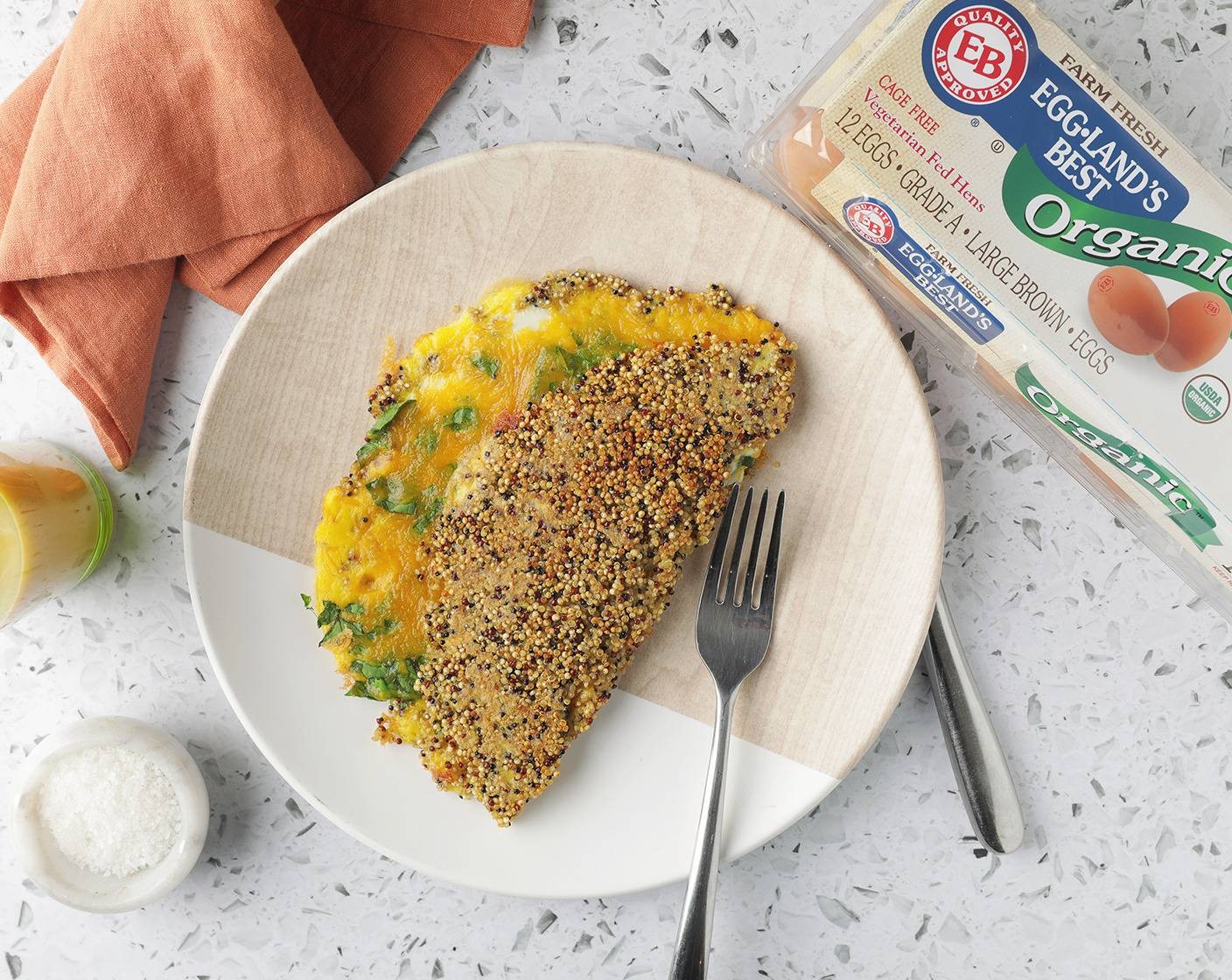 Crispy Quinoa Omelet