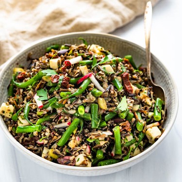 Italian Wild Rice Salad with Sherry Shallot Vinaigrette Recipe | SideChef