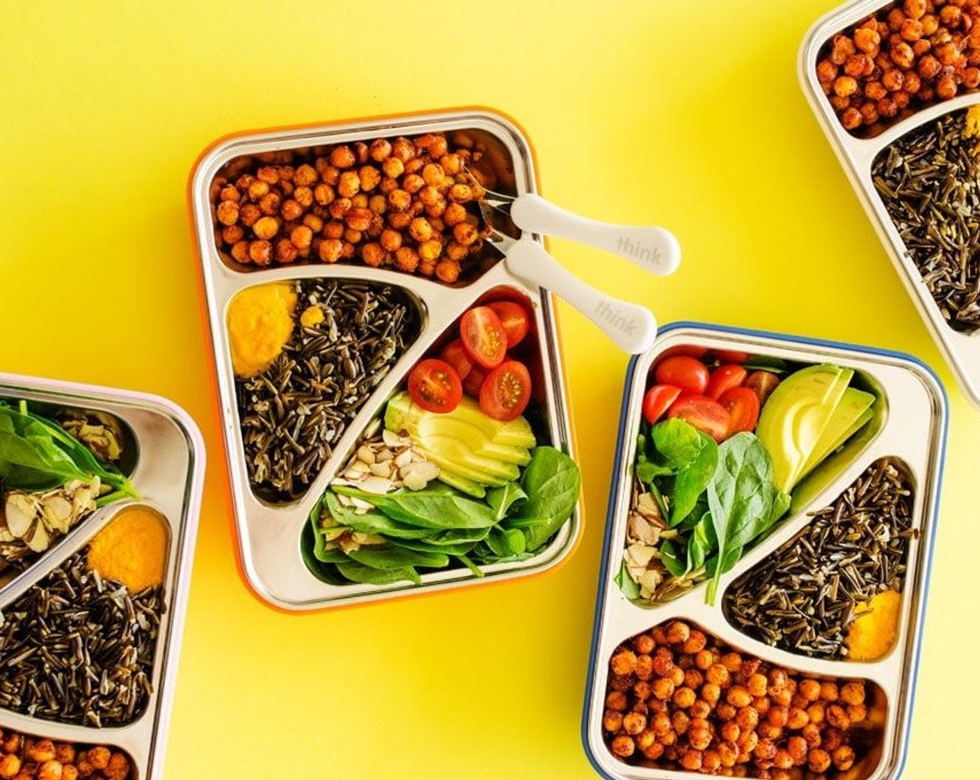 Crispy Chickpea Bowls with Carrot Ginger Dressing