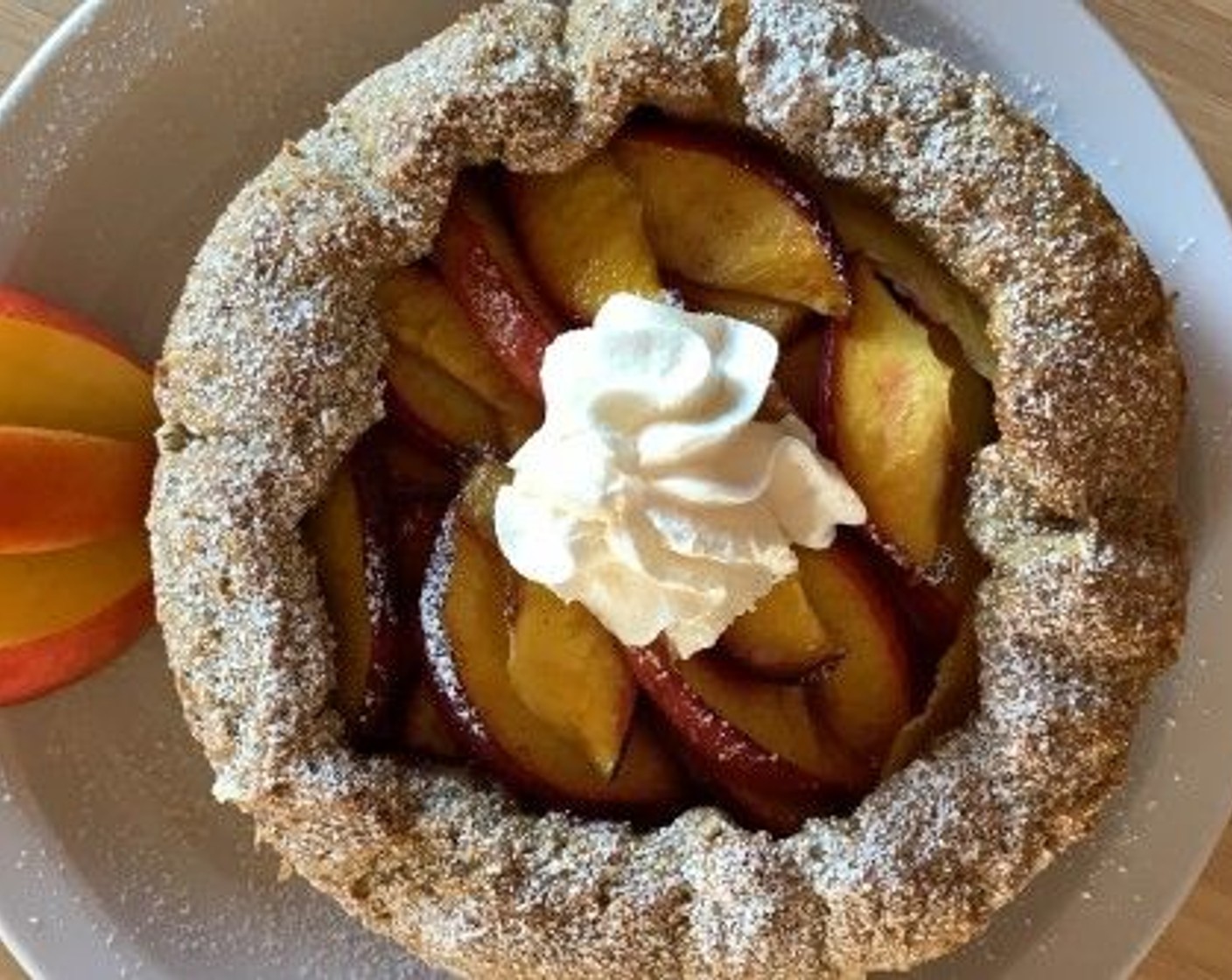 Avocado Peach Tart