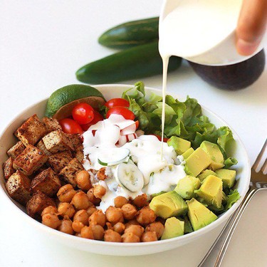 Spicy Chickpea Burrito Bowl Recipe | SideChef