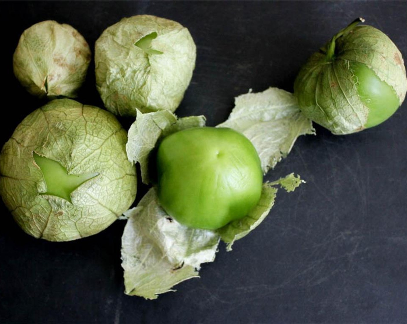 step 3 For the Avocado Salsa Verde, remove the husks from the Tomatillos (8 oz) and wash them to remove the sticky film on their skins.