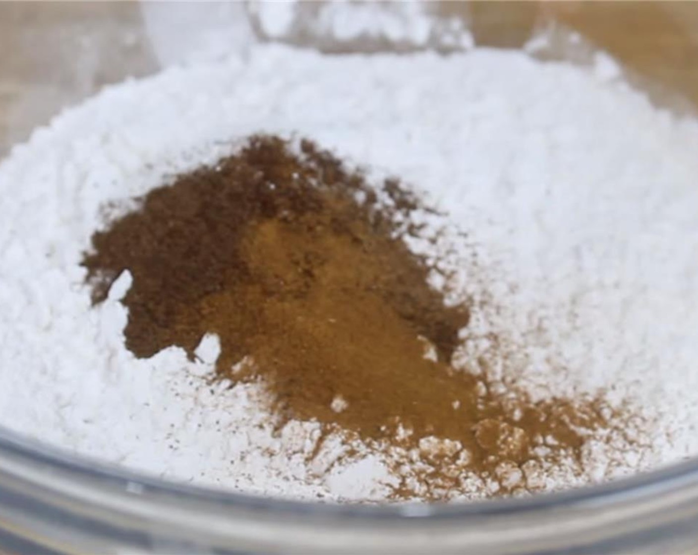 step 4 In a separate bowl, add All-Purpose Flour (1 3/4 cups), Salt (1/2 tsp), Ground Cloves (1/4 tsp), Simply Organic Cinnamon, Ground (1/2 tsp),  Ground Allspice (1/2 tsp), Baking Soda (1/2 tsp), and Baking Powder (1/2 tsp). Whisk until everything is well combined.