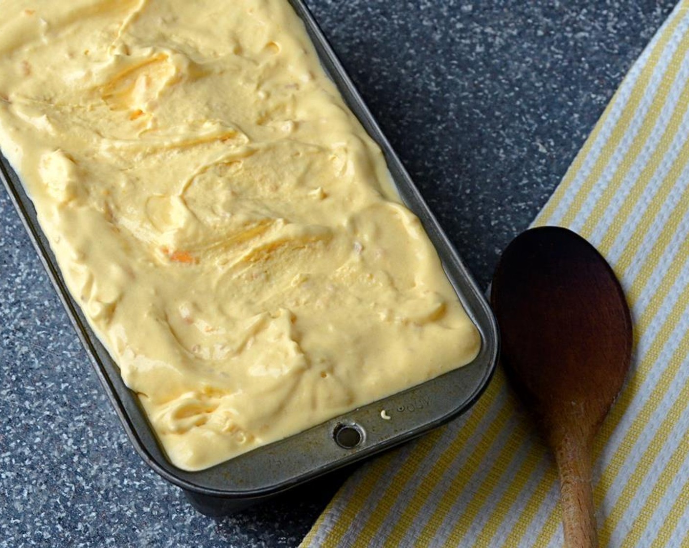 step 15 When finished, the ice cream will be soft and ready to eat. For firmer ice cream, transfer to a freezer-safe​ container and freeze at least 2 hours or overnight.