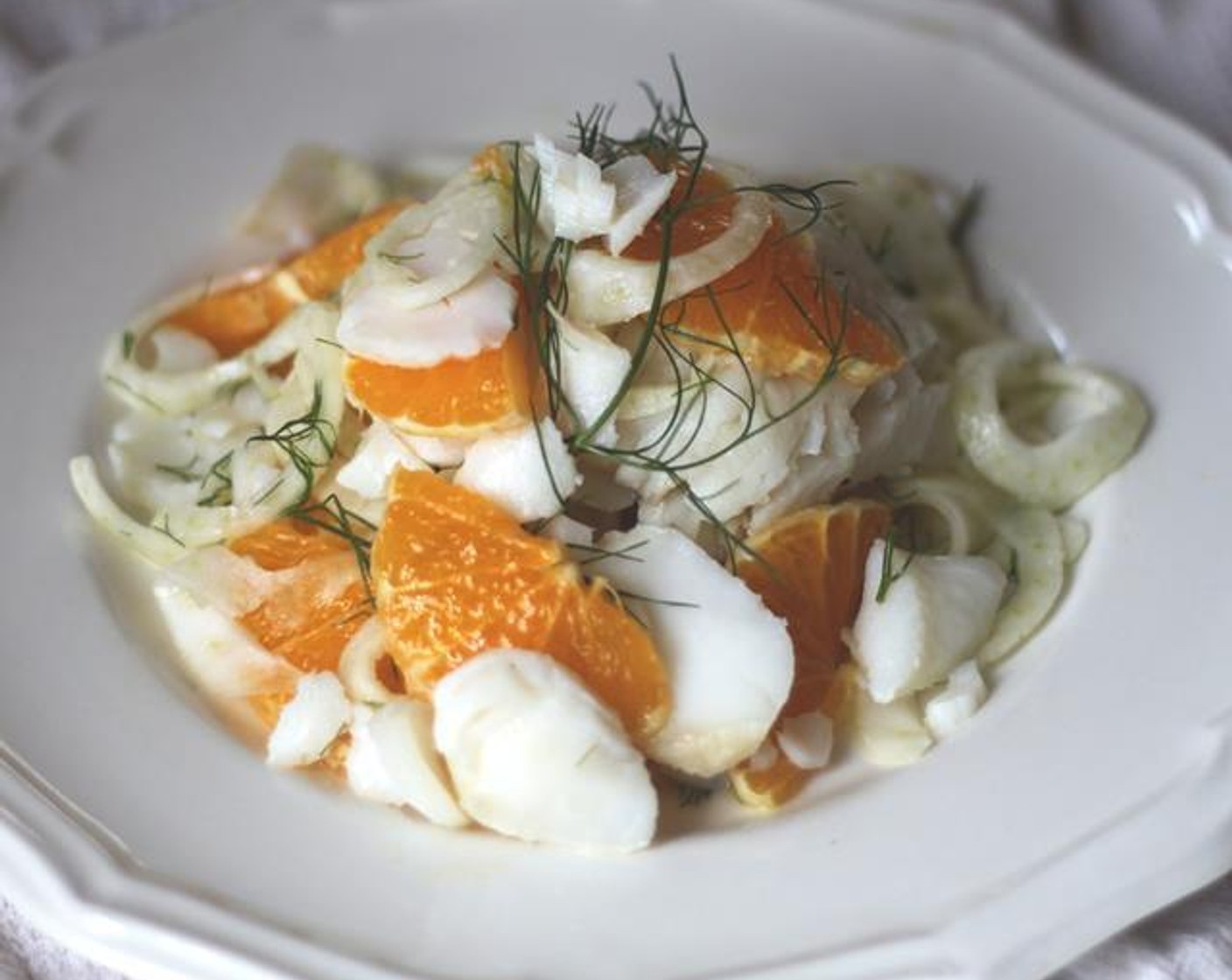 Poached Cod, Fennel, & Citrus Salad