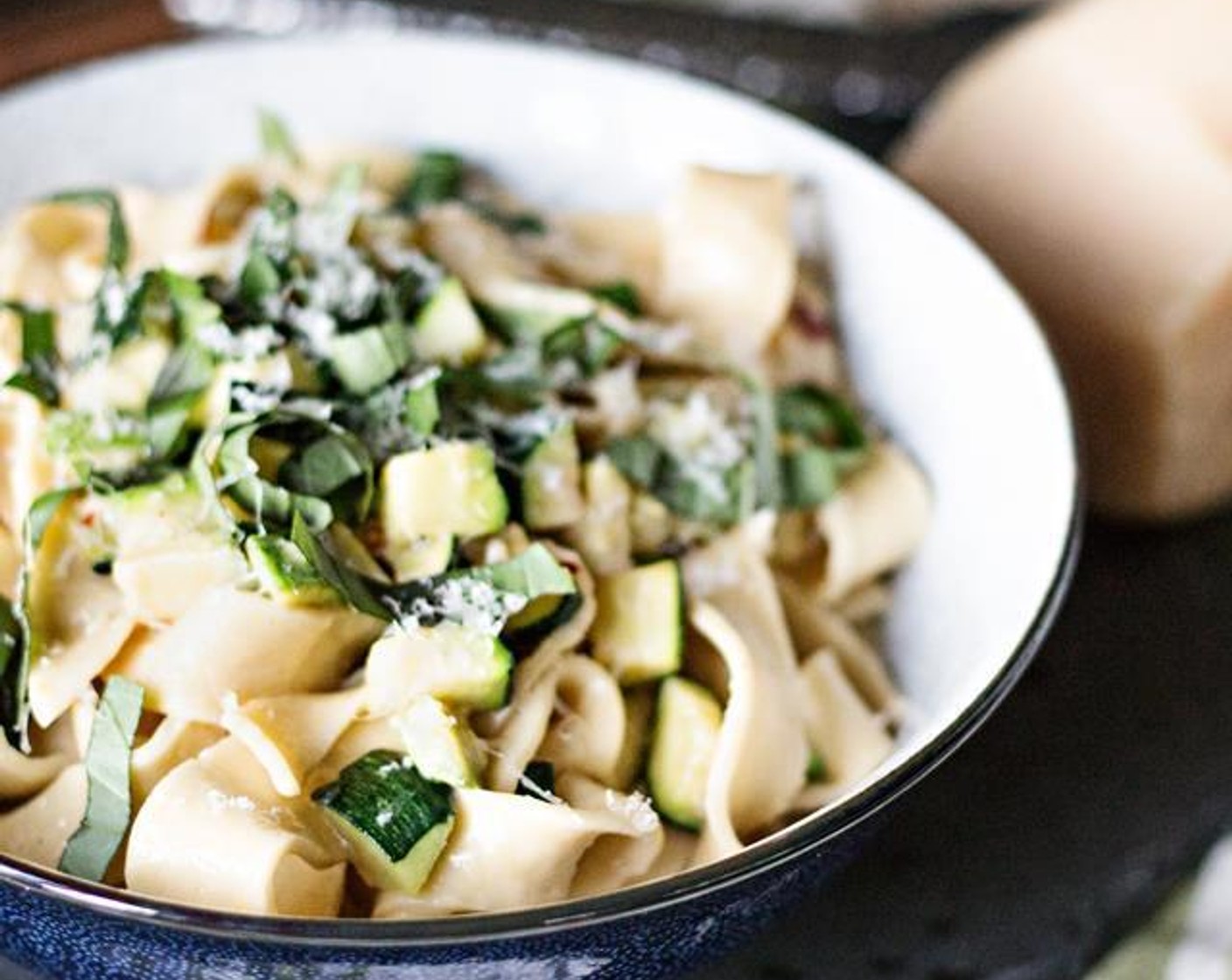 Creamy Zucchini Fettuccine