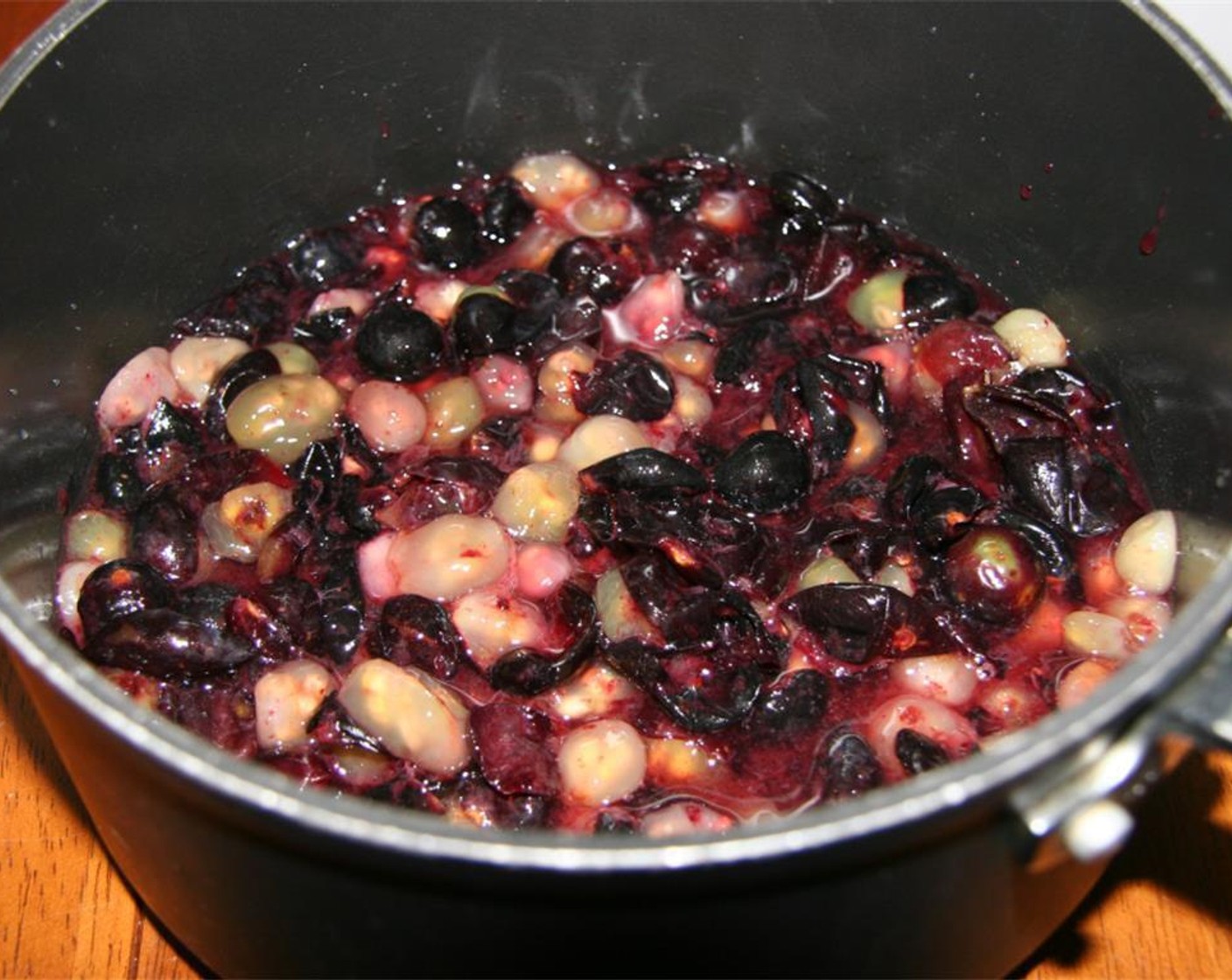 step 2 Place in a saucepan and crush with a potato masher.  Add Water (1/4 cup), cover and cook on medium heat for 15 minutes.