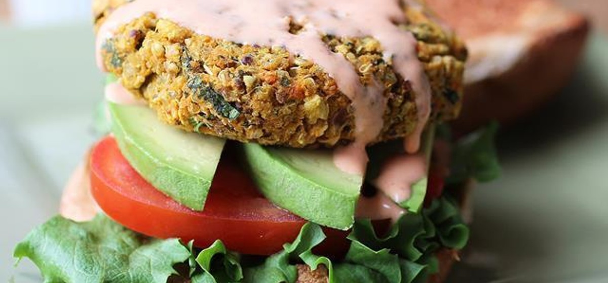 Southwestern Chickpea Sweet Potato Burgers Recipe | SideChef