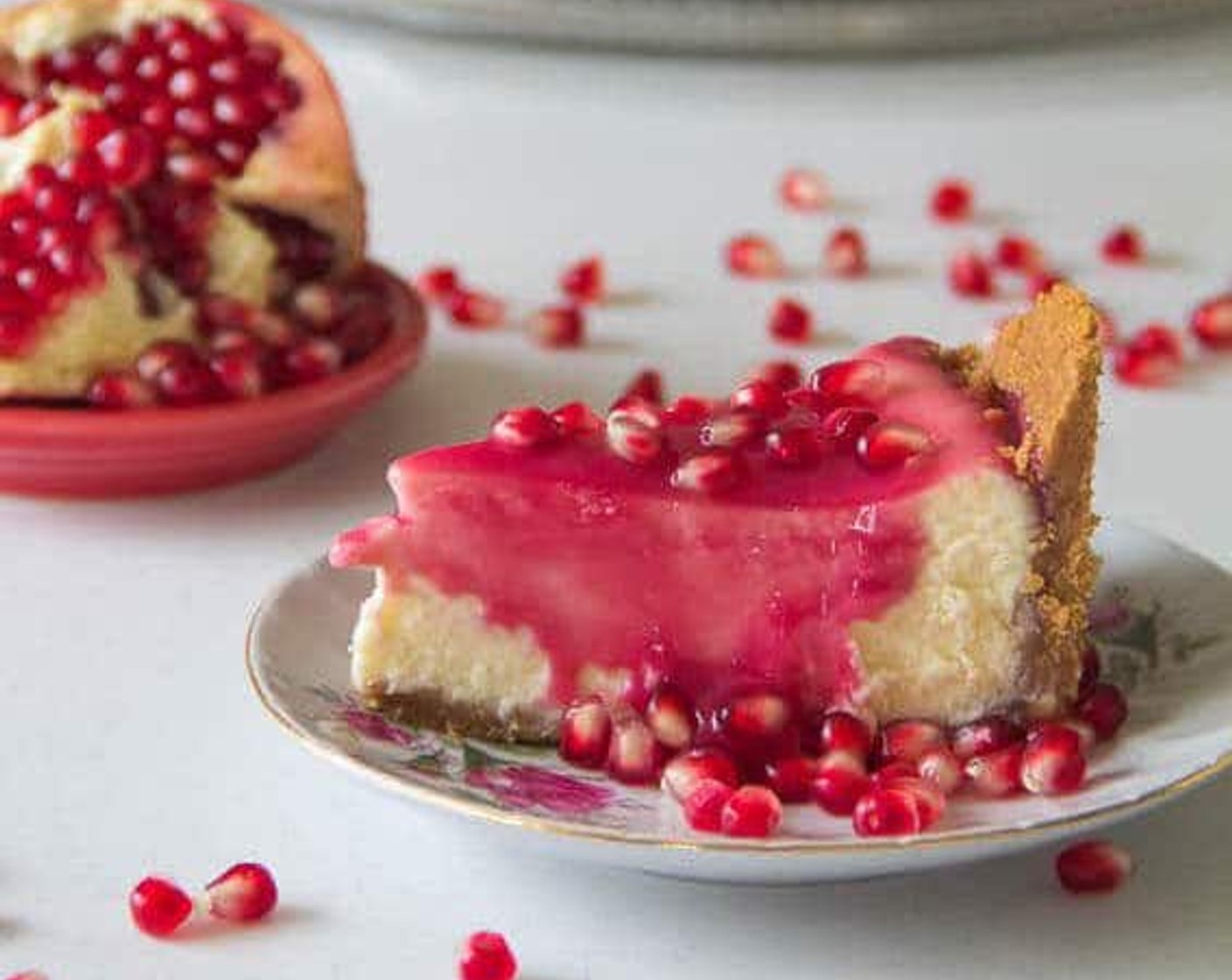 Pomegranate Cheesecake