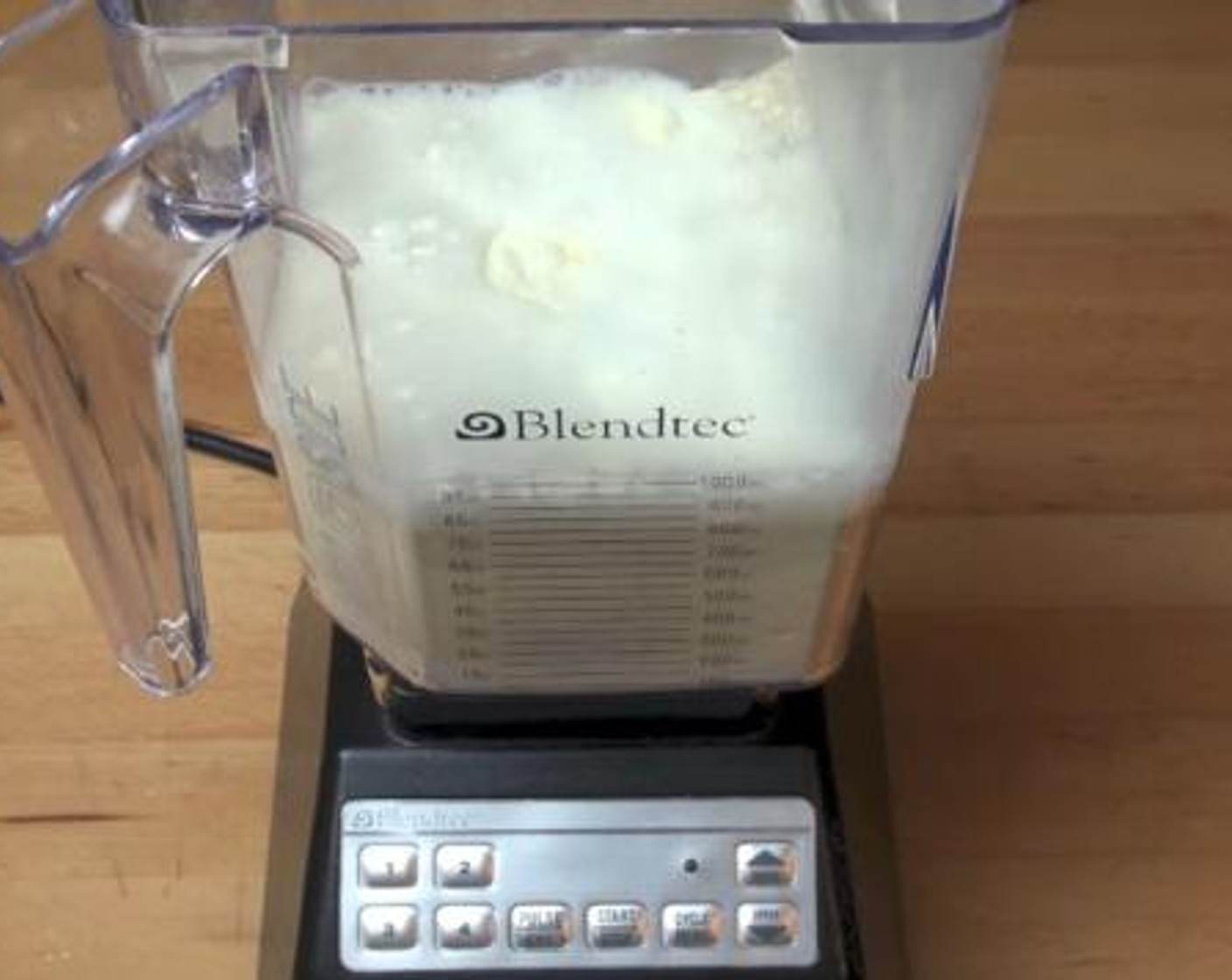 step 1 Inside a blender, mix together the Caster Sugar (1 cup), Milk Powder (2 cups), and Water (1 cup).