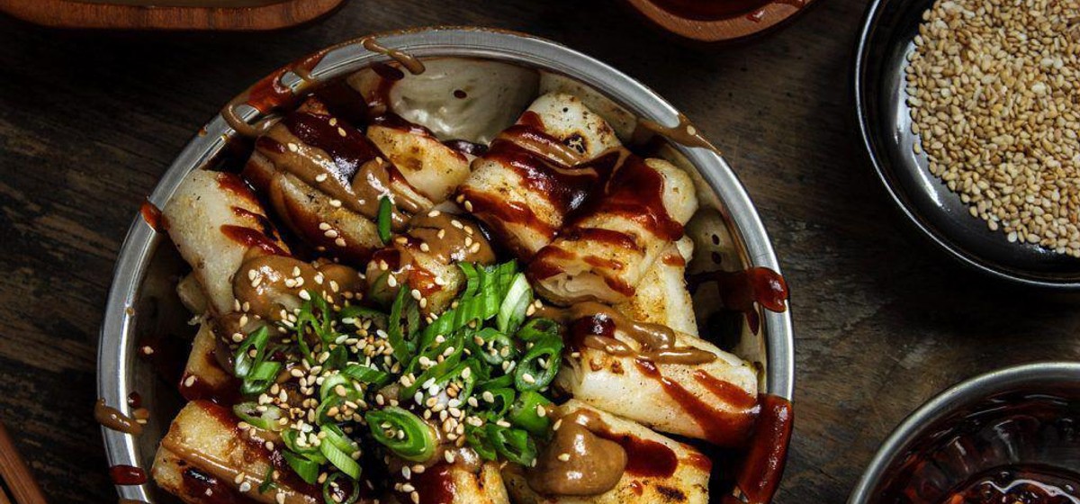 Crispy Cheung Fun (Rice Noodle Rolls) + Spicy Hoisin & Maple Sesame Sauce Recipe | SideChef