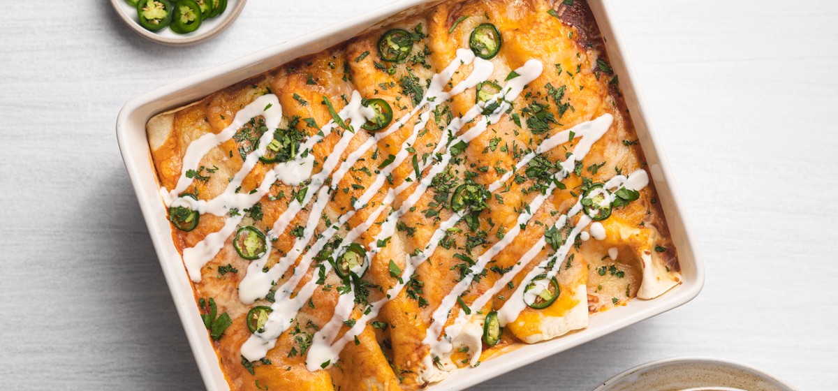 Beef Enchiladas with Rice Recipe SideChef