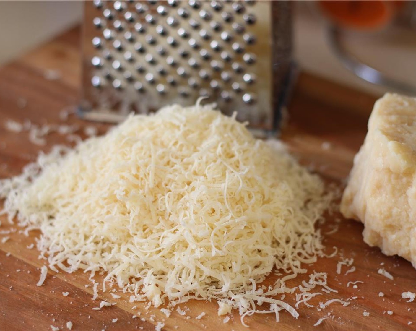 step 4 Grate the Parmesan Cheese (1 cup).