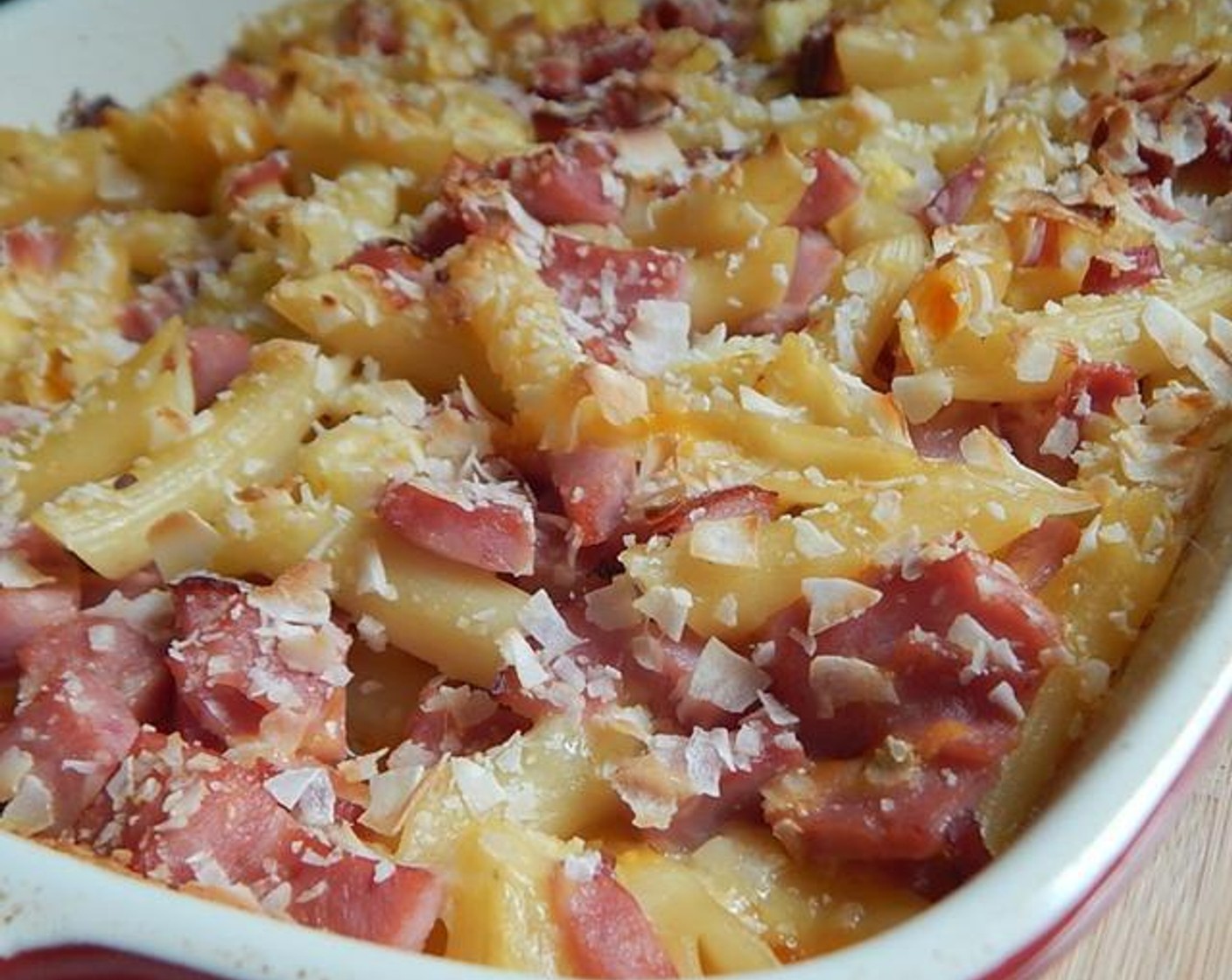 Hawaiian Pasta Bake