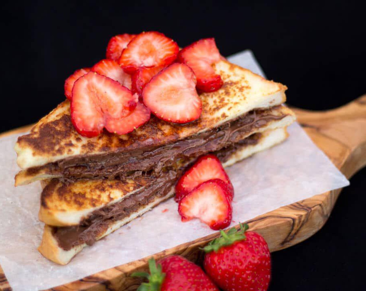 Strawberry Nutella French Toast