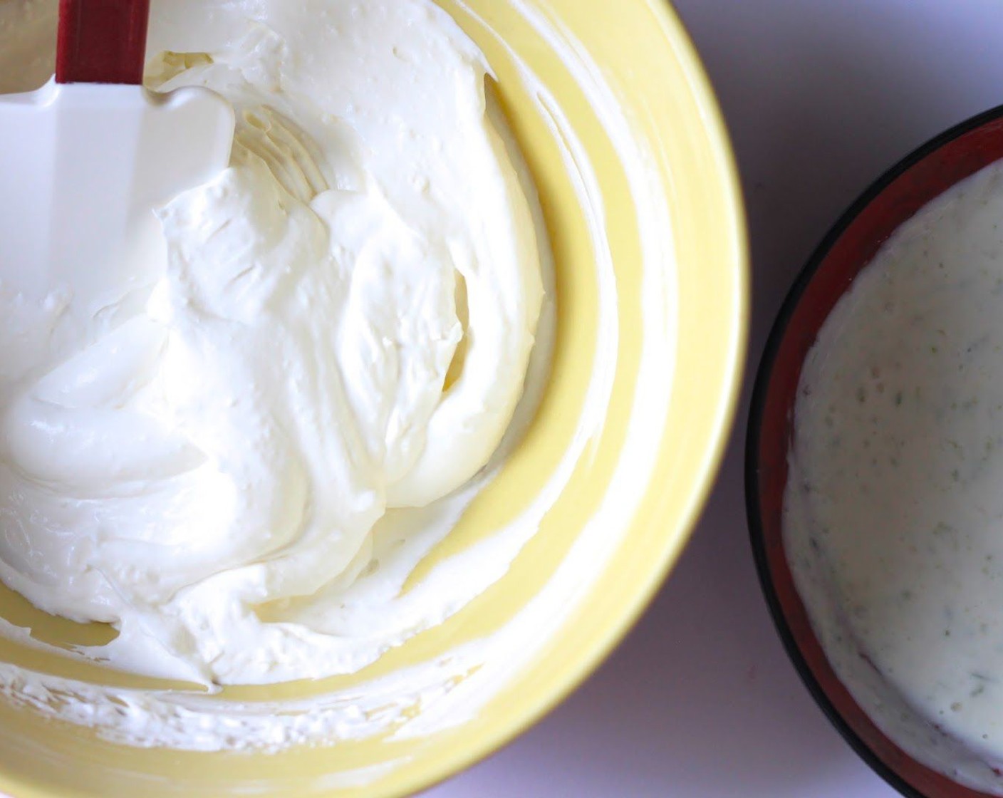 step 6 While Crust is cooling, whip Heavy Cream (1 1/4 cups) until soft peaks form. Set to the side.