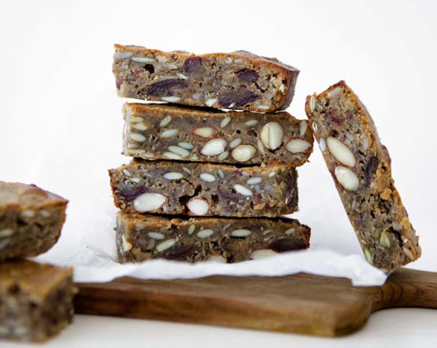 step 9 This grain free energy breakfast bar is quite dense and filling so keep the slices small. They can be stored in the freezer for a month and taken out one by one to thaw out over night in the fridge, in a hurry, I have eaten them straight from the freezer too! Enjoy!