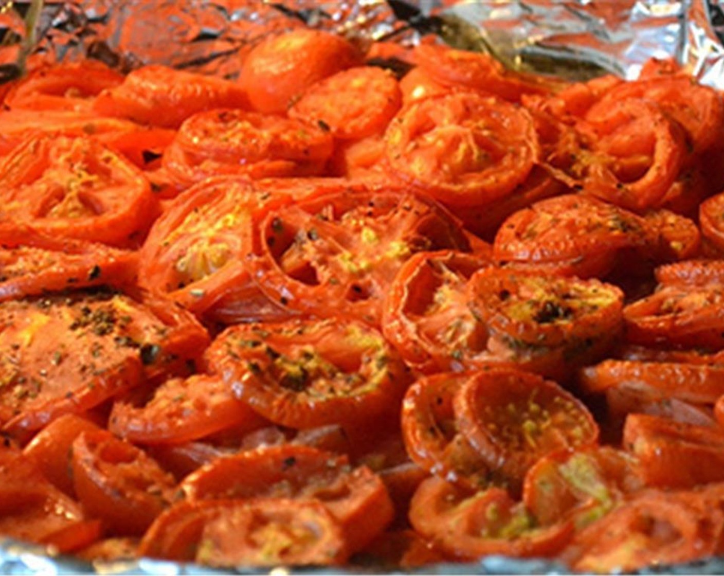 step 4 Roast tomatoes in the oven for 45 minutes.
