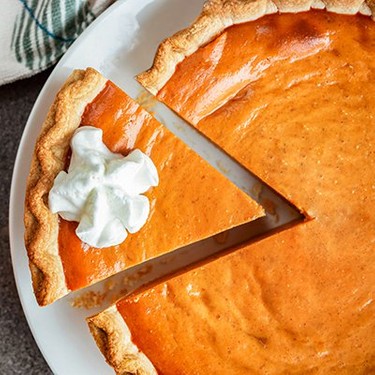 Creamy Pumpkin Pie Recipe | SideChef