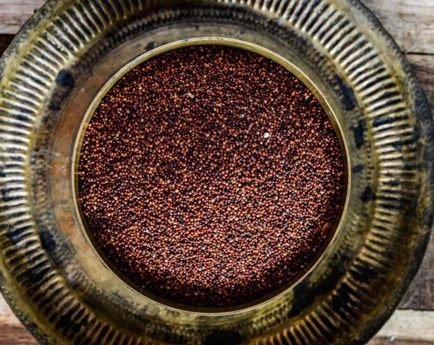 step 2 Drain water and collect the soaked ragi in a clean dry kitchen towel. Wrap it and keep it in a dry place for 12-14 hours again. The ragi will sprout, collect them in a bowl and use it further.