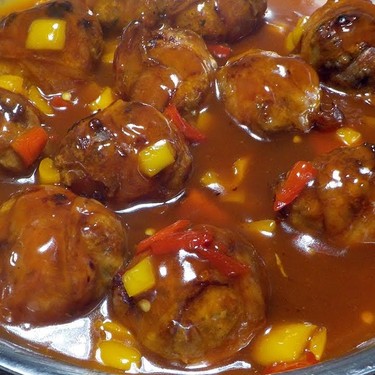 Bacon-Wrapped Sweet and Sour Turkey Meatballs Recipe | SideChef
