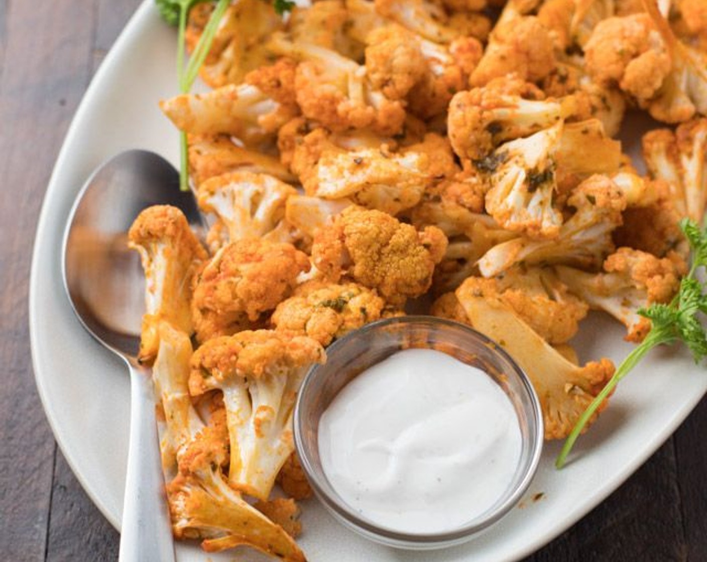 Buffalo Cauliflower Bites