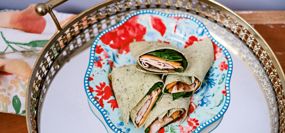 Turkey and Cheese Wraps with Homemade Balsamic Recipe | SideChef