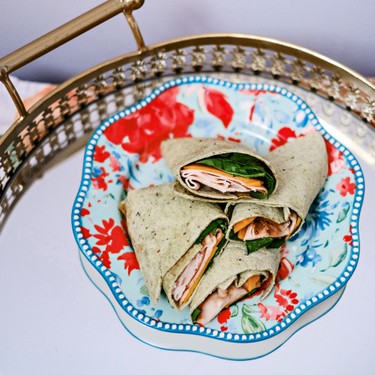 Turkey and Cheese Wraps with Homemade Balsamic Recipe | SideChef