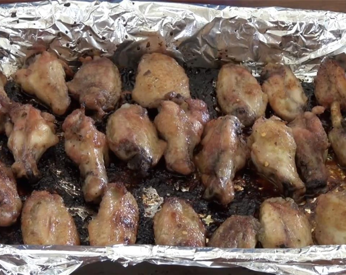step 8 Remove them again and re-glaze only the top of the wings with the remaining honey. Return to the oven and bake for an extra 5 minutes.