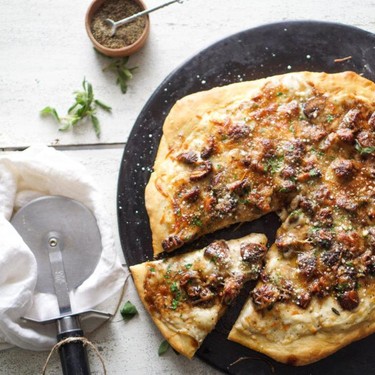 Mushroom Marsala Pizza Recipe | SideChef