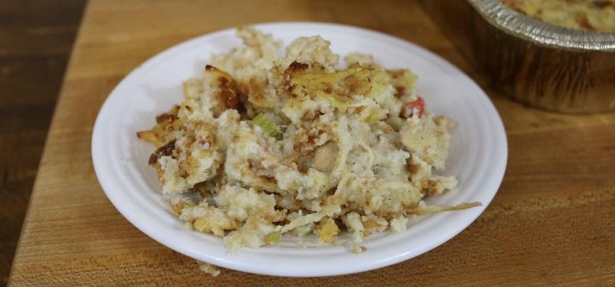 Southern Cornbread Dressing on the Big Green Egg Recipe | SideChef