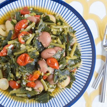 New Potato and Green Bean Tomato Ragout Recipe | SideChef