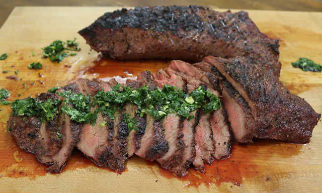 tri tip steak grill temp