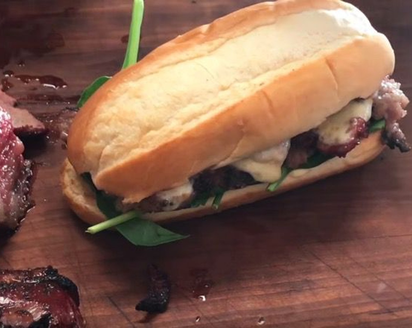 Smoked Tri Tip Sandwich