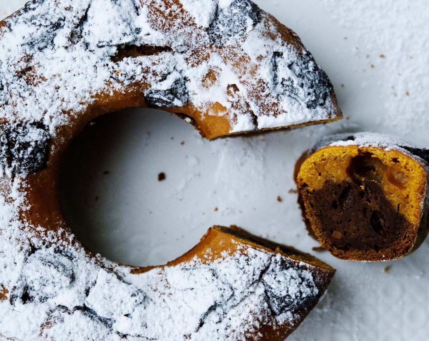 step 8 Remove from the oven, let it cool down completely then dust with Powdered Confectioners Sugar (to taste).