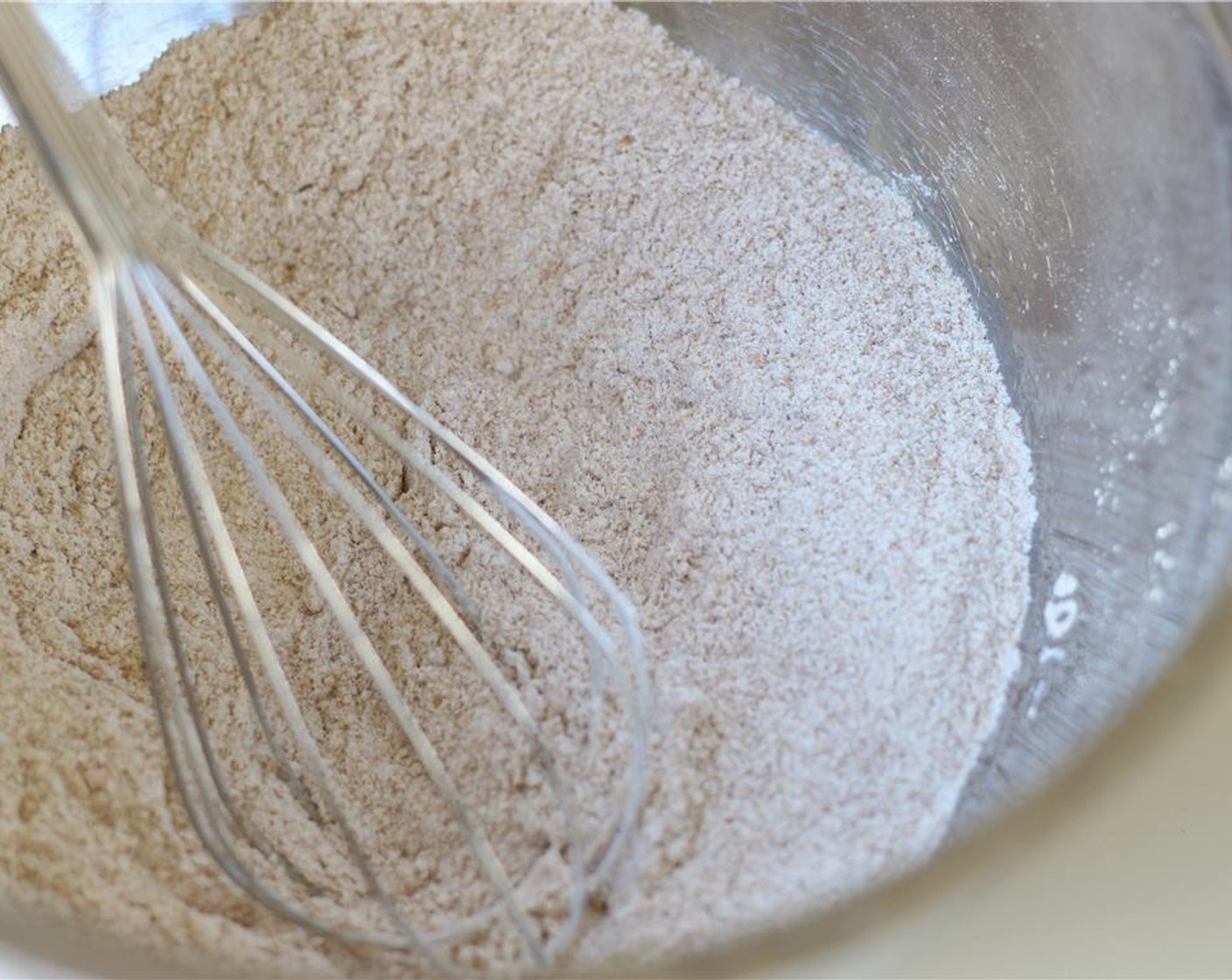 step 5 In a medium mixing bowl, whisk to combine the Whole Wheat Flour (1 1/3 cups), Granulated Sugar (2/3 cup), Baking Powder (1/2 Tbsp), Baking Soda (1/4 tsp), and Salt (1/4 tsp).