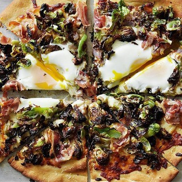 Brussels Sprouts and Pancetta Pizza Recipe | SideChef