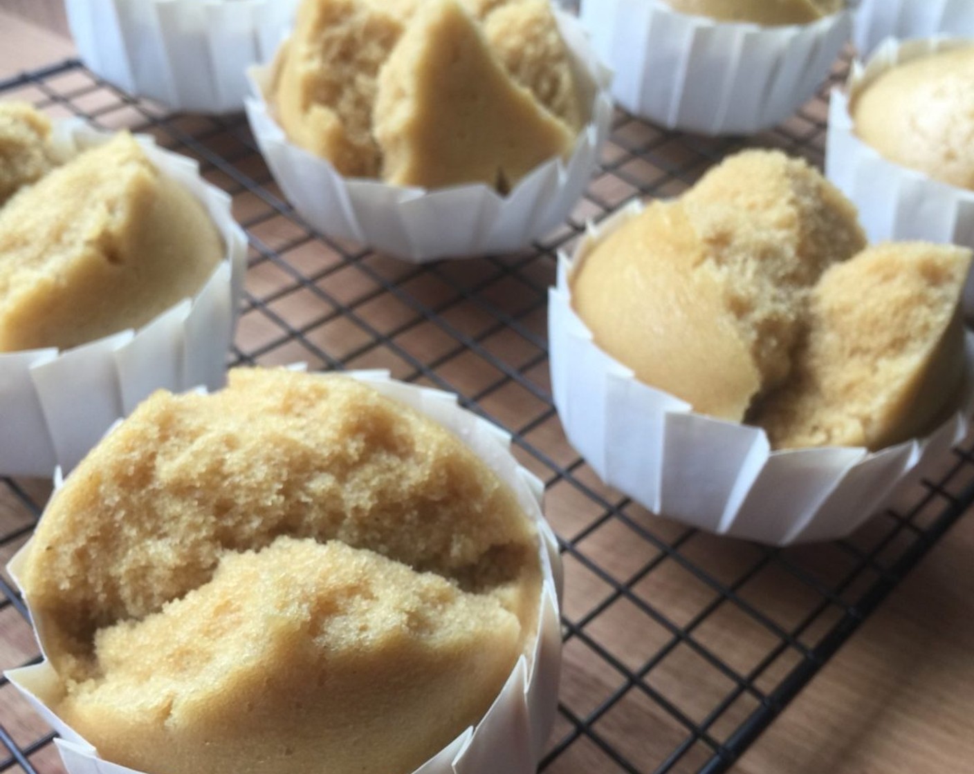 step 21 Then, remove steamed muffins to cool completely on wire rack or serve immediately while hot. Serve and enjoy!