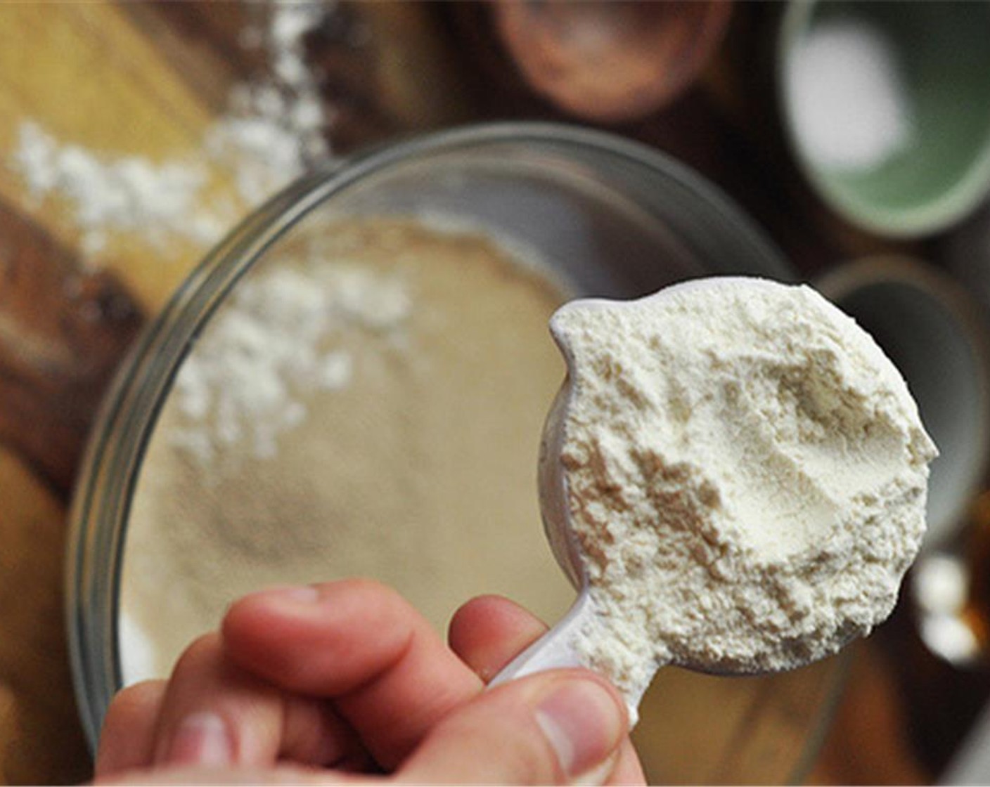 step 1 In a medium bowl, whisk together Active Dry Yeast (2 Tbsp) and 3/4 of the Milk (1 cup). Allow the active dry yeast to slightly dissolve. Add 3/4 cup of Bread Flour (2 cups) and whisk together until a smooth batter is formed.