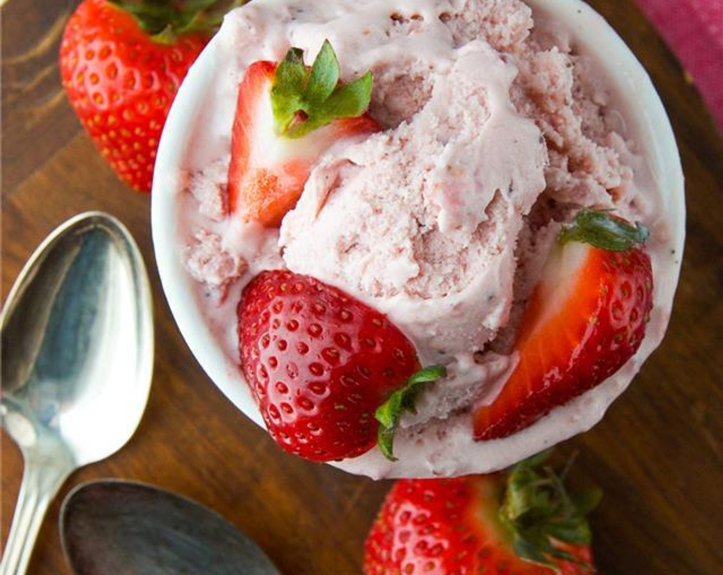 Strawberry Daiquiri Ice Cream