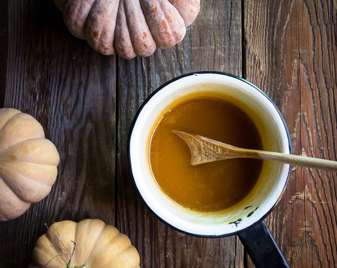 step 6 Once the caramel is thickened and has turned to the desired color, remove from heat and set aside to cool.