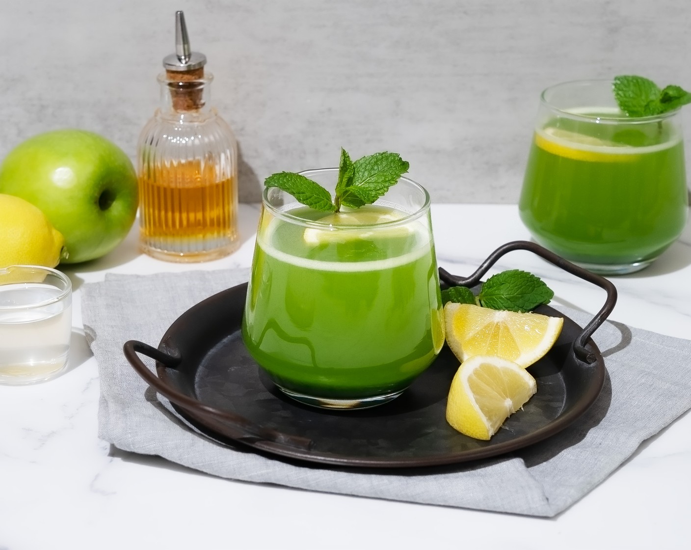 step 3 Optionally garnish with Fresh Mint (to taste) and Lemons (to taste) slices. Serve.