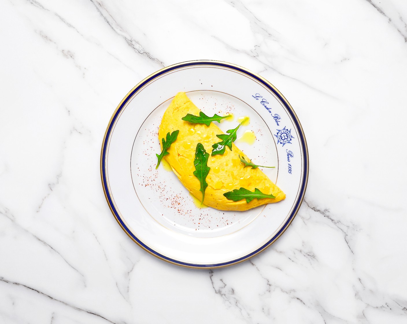 Omelet with ‘Risotto’ of Soy Sprouts & Shiitake